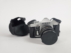 Ricoh Singlex TLS -  35mm/55mm/135mm lenzen - cameratas - Braun flitser - Japan - 3e kwart 20e eeuw