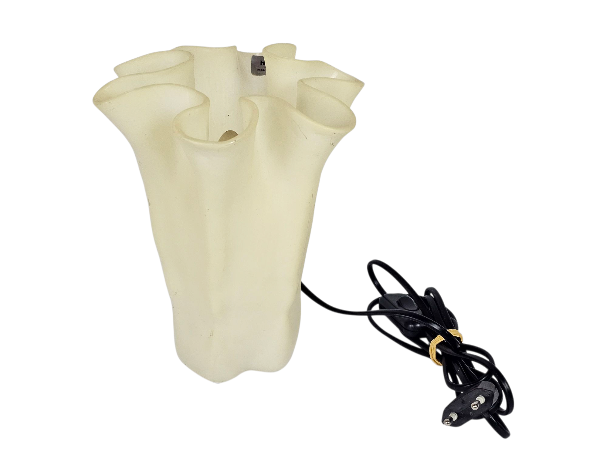 Hala Zeist - zakdoeklamp - 'Fazzoletto'- tafellamp - post modern - 80's