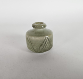 Mobach keramiek - miniatuurvaasje - Tineke Buisman - 1980's