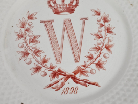 Petrus Regout & Co -  Maastricht - Inhuldiging van Koningin Wilhelmina - 1898