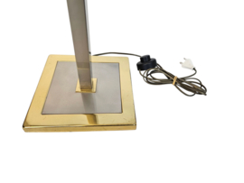 Herda Holland - vloerlamp - messing - chroom  - 3e kwart 20e eeuw