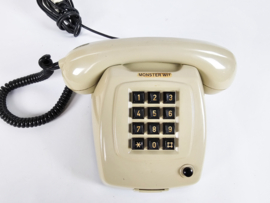 PTT - vintage telefoon - Type T65- TDK - druktoetsen - 1974