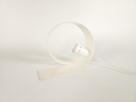 Massive -  Made in Belgium - Looping lamp - tafellamp - wit gelakt - 90's