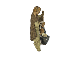 Maria - Jozef - Jezus - beeld - gips - gesigneerd WF - 1e helft 20e eeuw