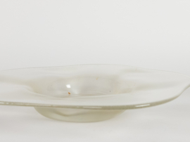 Dutch design glas - Kristalunie Maastricht Holland  - design W.J. Rozendaal - model Coquille - gesigneerd - 1937