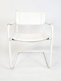 Bauhaus design - Mart Stam - Visitor chair - Matteo Grassi - leer - buisframe -  70's