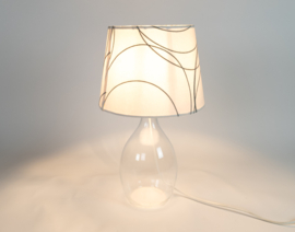 Ikea tafellamp - model Bran - Designed by Nicolas Cortolezzis - tafellamp - glas -  1990's