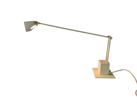 Hala Zeist - bureaulamp - telescoop lamp - wit - verstelbaar - 80's