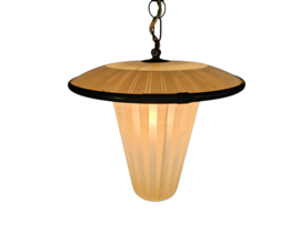 hanglamp - messing - koper - lantaarnlamp  - jaren 50