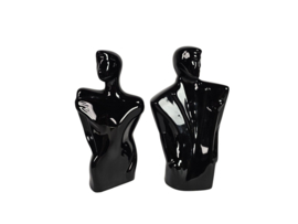 Modernistisch -  Nederlands  - Zwart -  Vrouw  - Man Beeldje - Lindsey B. stijl -  '80