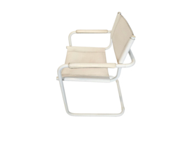 Bauhaus design - Mart Stam - Visitor chair - Matteo Grassi - leer - buisframe -  70's