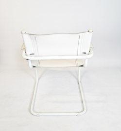 Bauhaus design - Mart Stam - Visitor chair - Matteo Grassi - leer - buisframe -  70's