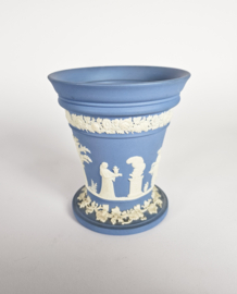 Wedgwood - Jasperware Blue - Adams aardewerk - vaas - Engeland - 2e helft 20e eeuw