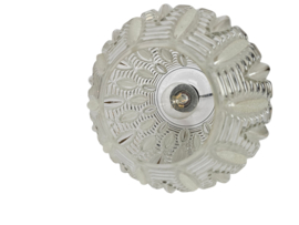 Hollywood Regency - ontwerp Rupert Nikoll - hanglamp - kristal - messing - 1950's