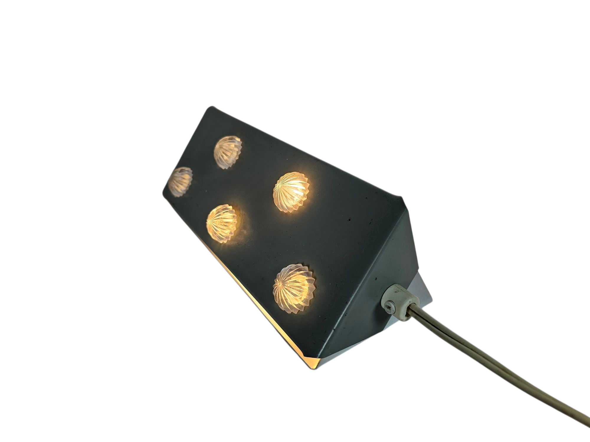 Herda Almelo - vintage bedlamp - grijs - sterren - wandverlichting - 70's - retro