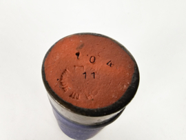 Pieter Groeneveldt - model 104-11 - vaasje - kobaltblauw - zwart - 1960/1969