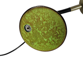 Hala Zeist - model 708 - Bureaulamp - Olijfgroen - Flexibele arm - 1970's