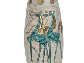 Fratelli Fanciullacci - retro - Italiaans  - aardewerk vaas -70's