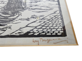 Ary Baggerman -  Rivierenlandschap (de Lek) - Holland - 2e helft 20e eeuw