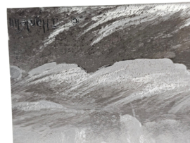 Jean Roy Hardelin - 'foilart'- zilverfolie afbeelding - gesigneerd - Frankrijk - 1970's