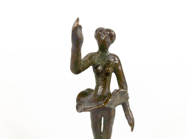 'Ballerina' - brons - gesigneerd - sculptuur -  A.B. Bruna - 1982
