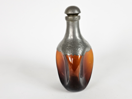 Tin - glas - karaf - Zeister Tin Industrie - Art Deco - 2e helft 20e eeuw