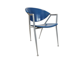 Calligaris - Leer - Eetkamerstoelen set (2) - Made in Italy - 1990's