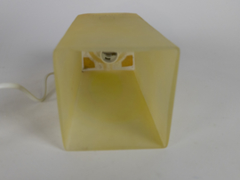 Dutch design - Icecubic lamp - Boxford Holland - Jan des Bouvrie - tafellamp - glas - 90's