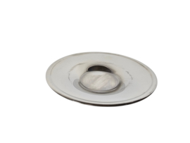 Design MEBER ITALY set (2) staal 18-10 dubbelwandige espresso kopjes met schotel