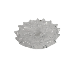 Muurla - handmade - Kristal glas - theelicht houder -  Finland - 1960's