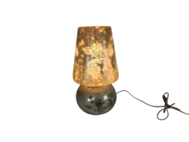 Riviera Maison - tafellamp - glas - 'mushroom lamp' - Hollywood Regency - 2000