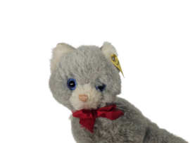 Steiff Cat - Snuffy - 3521/12 - mohair - Made in Germany - 1960's