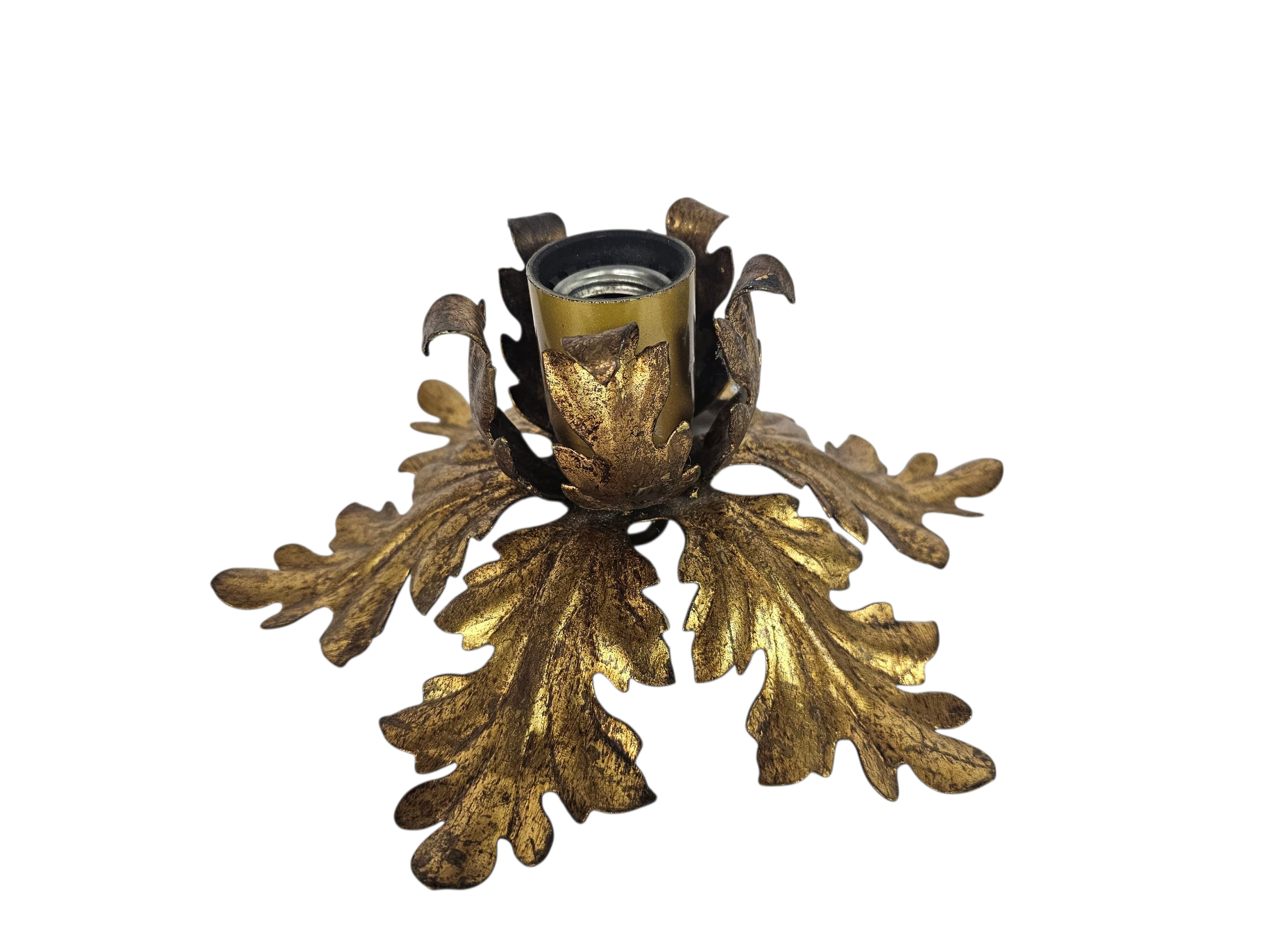 Studio  Banci Firenze - applique - plafondlamp - goudkleurig - Italie - 70's