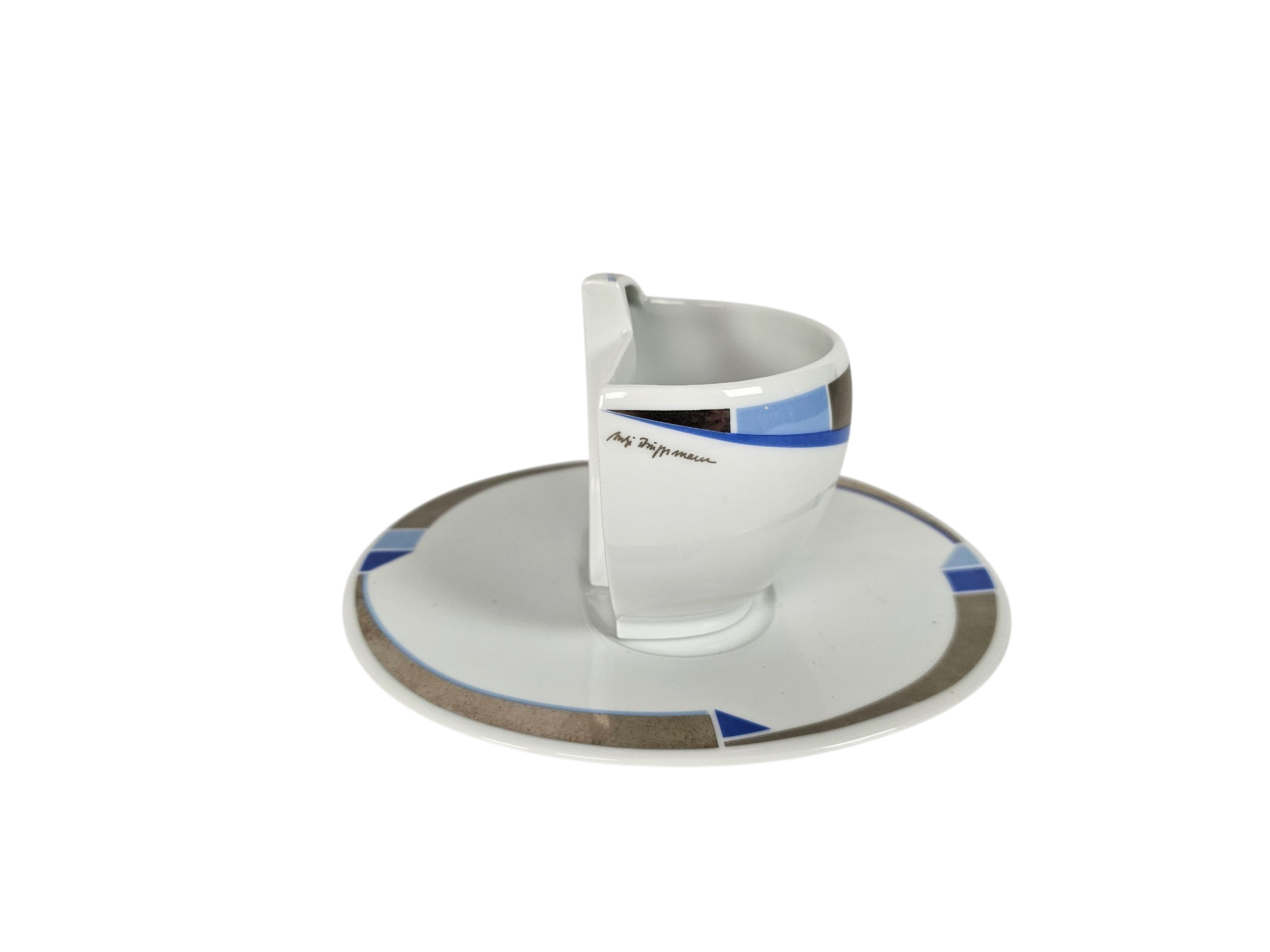 Rosenthal - Studio Line - Memphis stijl - Antje Bruggemann - Kunstlertasse Nr. 24 - Germany -