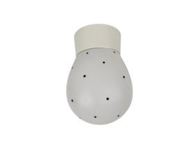 Philips - Flush Mount - Plafonniere - stippenpatroon - opaline - 1950's