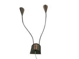 Hala Zeist  - flexibele armen - geborsteld aluminium - post modern - 80's