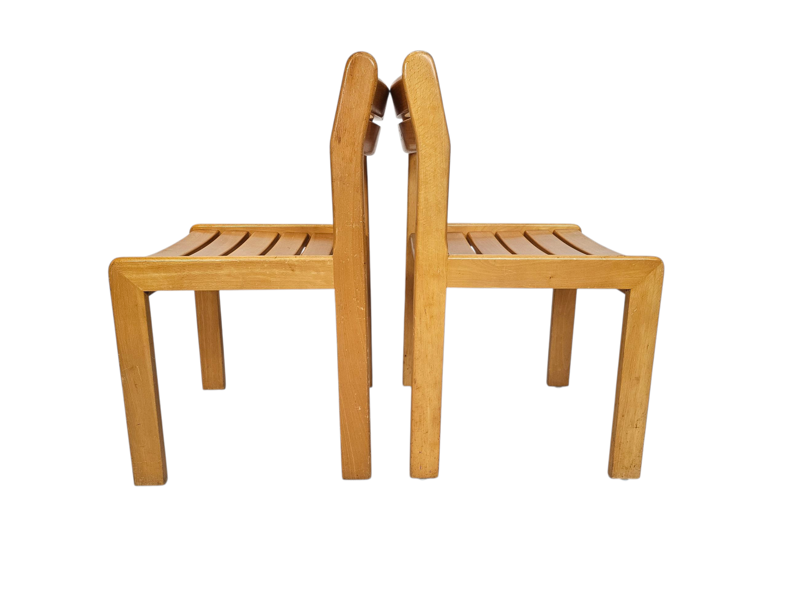 Wilkhahn chairs (2) set - beukenhout - Germany - 3e kwart 20e eeuw