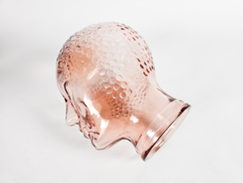 Piero Fornasetti stijl - Mannequin - glazen hoofd - geperst glas - mid century modern
