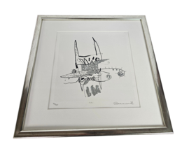 Mohammed Quraish -zeefdruk - oplage 61 van 100 - 1990-2000