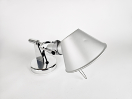 Artemide - Tolomeo  Faretto -  Michelle de Lucchi  & Giancarlo Fassina -  model Micro - tafellamp - zilver  - 90's