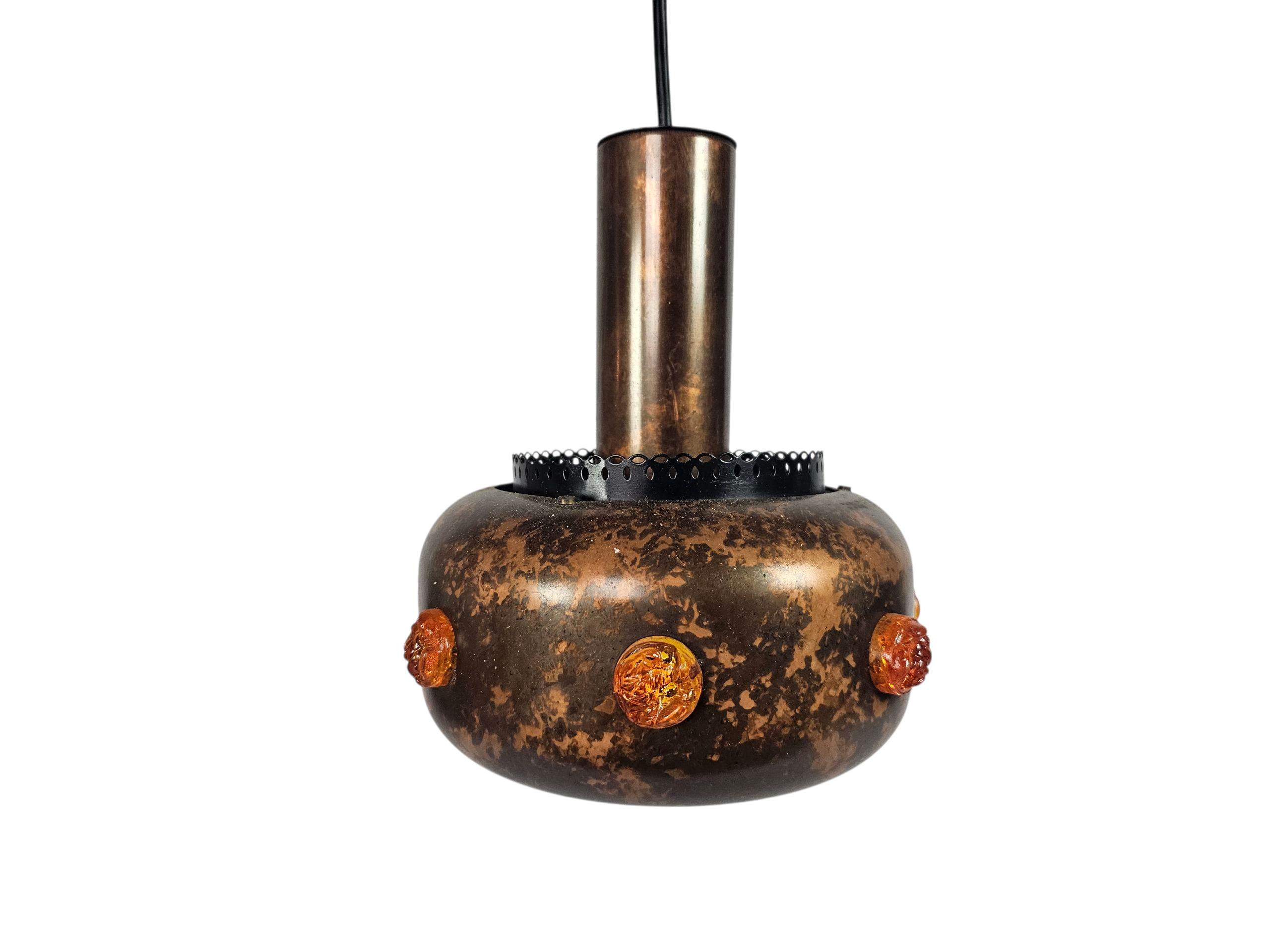 Herda Holland - hanglamp - koper - Space ace - 80's