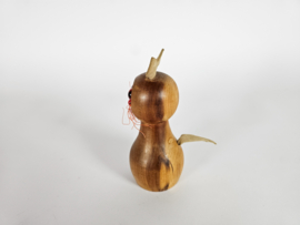 Denemarken - teak - Kat -  Cat Figurin - 3e kwart 20e eeuw