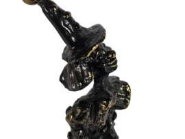 Corry Ammerlaan van Niekerk - Cliniclown - verbronst - sculptuur - 2002