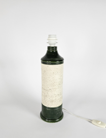 Bitossi voor Bergboms & Co - Aldo Londi - tafellamp - groen/wit - keramiek - 60's