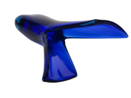 Murano - Flavio Poli - 'Bud' vase - Aqua- en cobalt blauw - Italie - 60's