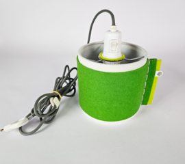 Vintage / muurlamp - magneetlamp - vilt - 3e kwart 20e eeuw