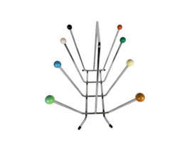 Lectuurbak Charles And Ray Eames stijl -  Atomic -  chroom - hout -  Sputnik - 80's
