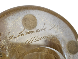 Archimede Seguso Murano - Bladgoud  - Gesigneerd - Italie - 1960's