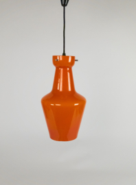 Targetti Sankey - Made in Italy - opaalglas - oranje - hanglamp - 1960's