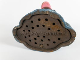 Jolly Boy - J.E. STEVENS PAT. 455 1896 - cast iron bank - Americana - 1940's